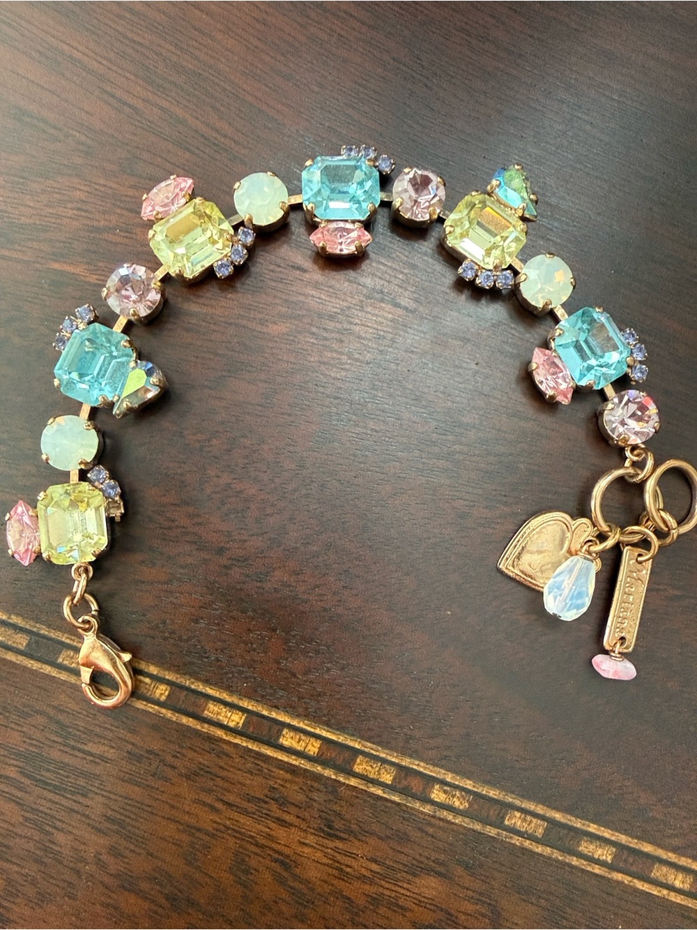 Unique Rare Mariana Pastel Crystal Bracelet, NWOT- Colorful Jewelry